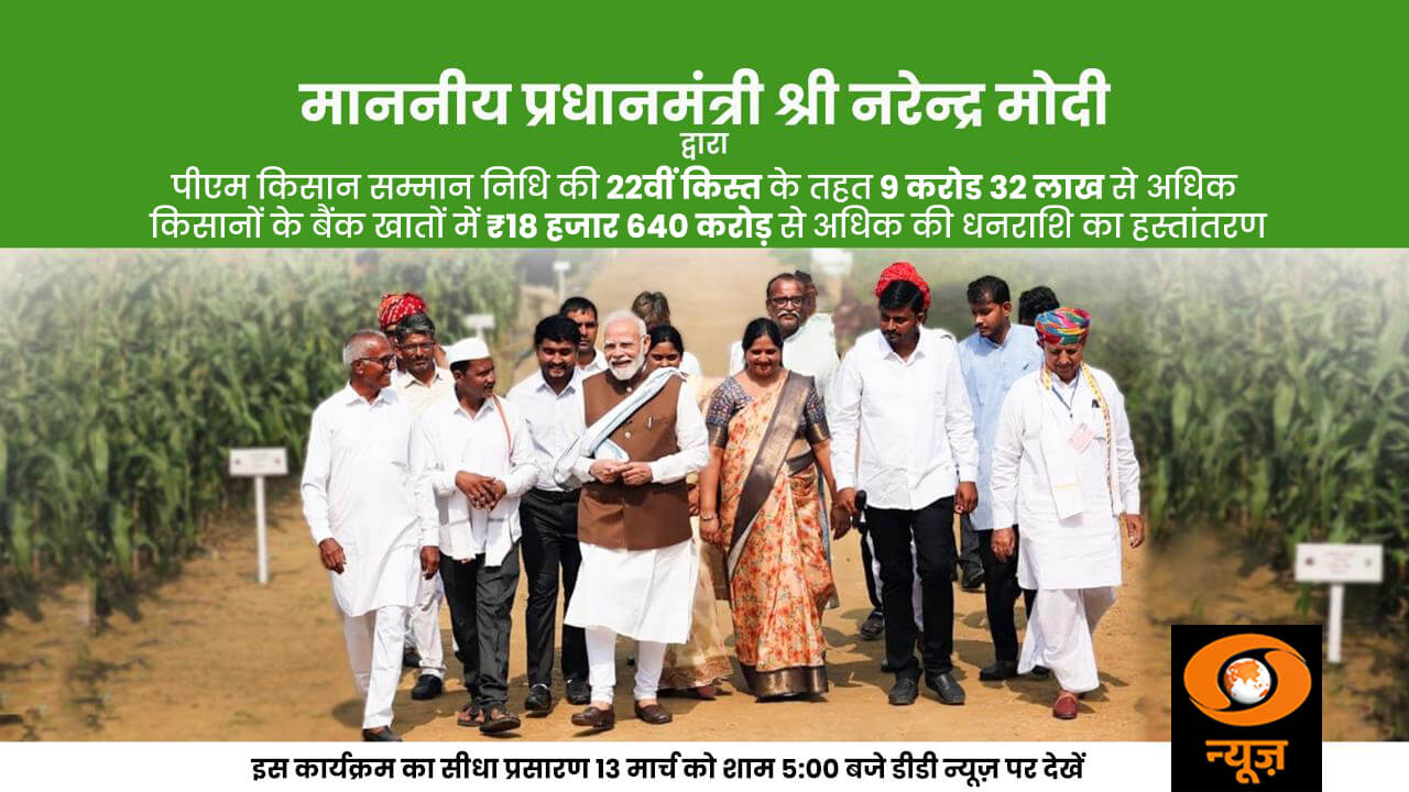 22nd installment of the PM-Kisan Samman Nidhi Yojana
